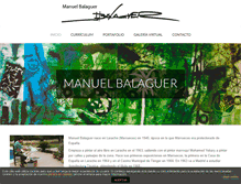 Tablet Screenshot of manuelbalaguer.com